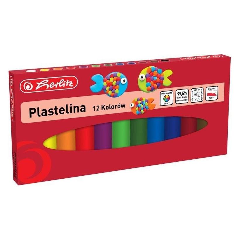 Herlitz Plastilin 12 Farben (57318092)