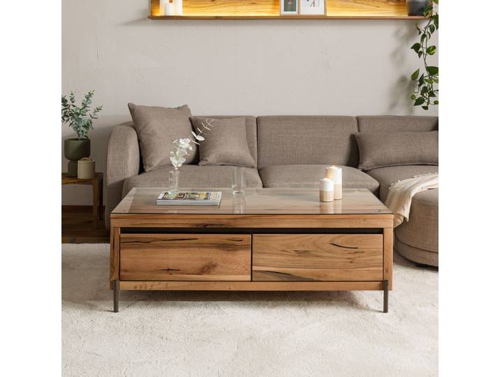 Couchtisch Wild-/Zerreiche 120x67x45 natur geölt MONTREUX #120