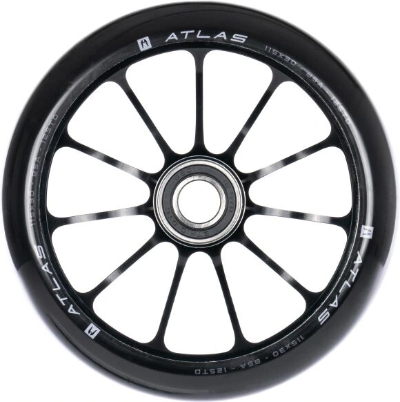 Stunt Scooter Rolle Ethic Atlas 12 STD 115mm (115mm - Schwarz)