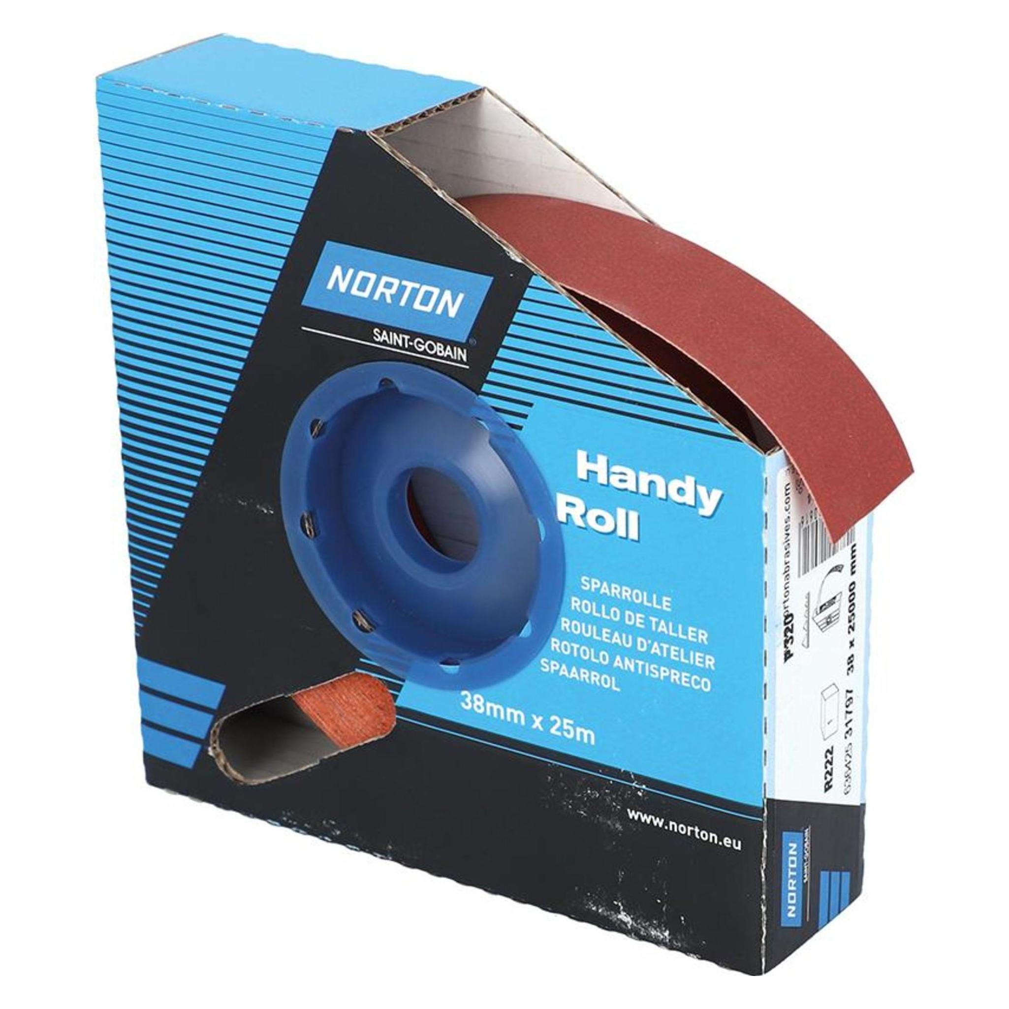 Magni Norton Handy Rolls - Schleifpapier Rolle R222 38 mm 25 m G320 (320) (3157620180616)