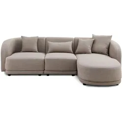 Ecksofa 260x165x72 beige JONAH
