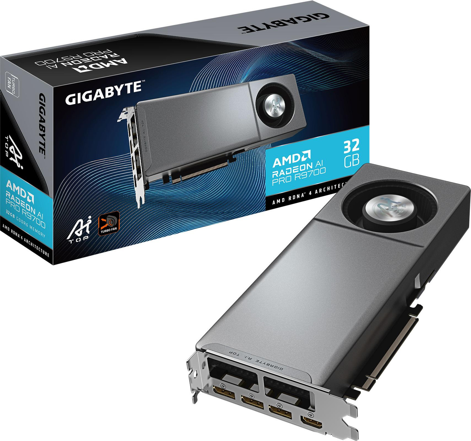 Gigabyte AI TOP Radeon Grafische Kaart Revisie 1