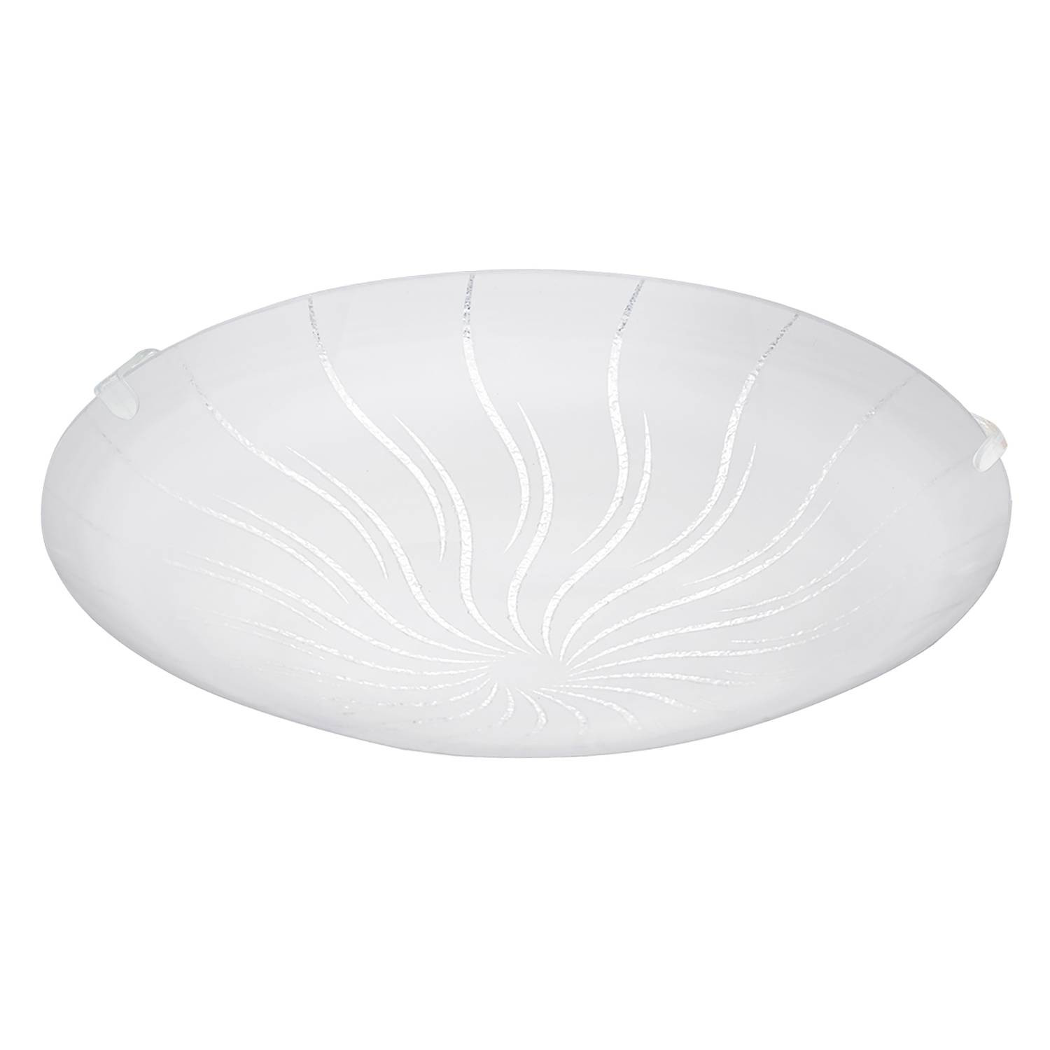 Eglo Margitta I LED-wandlamp wit en transparant, Ø 25 cm