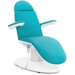 Physa, Massageliege + Massagesessel, Kosmetikliege elektrisch 3 Motoren 175 kg Behandlungsliege Kosmetikstuhl blau