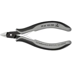 Knipex, Bolzenschneider + Seitenschneider, Präzisions-Elektronik-Seitenschneider ESD (125 mm)