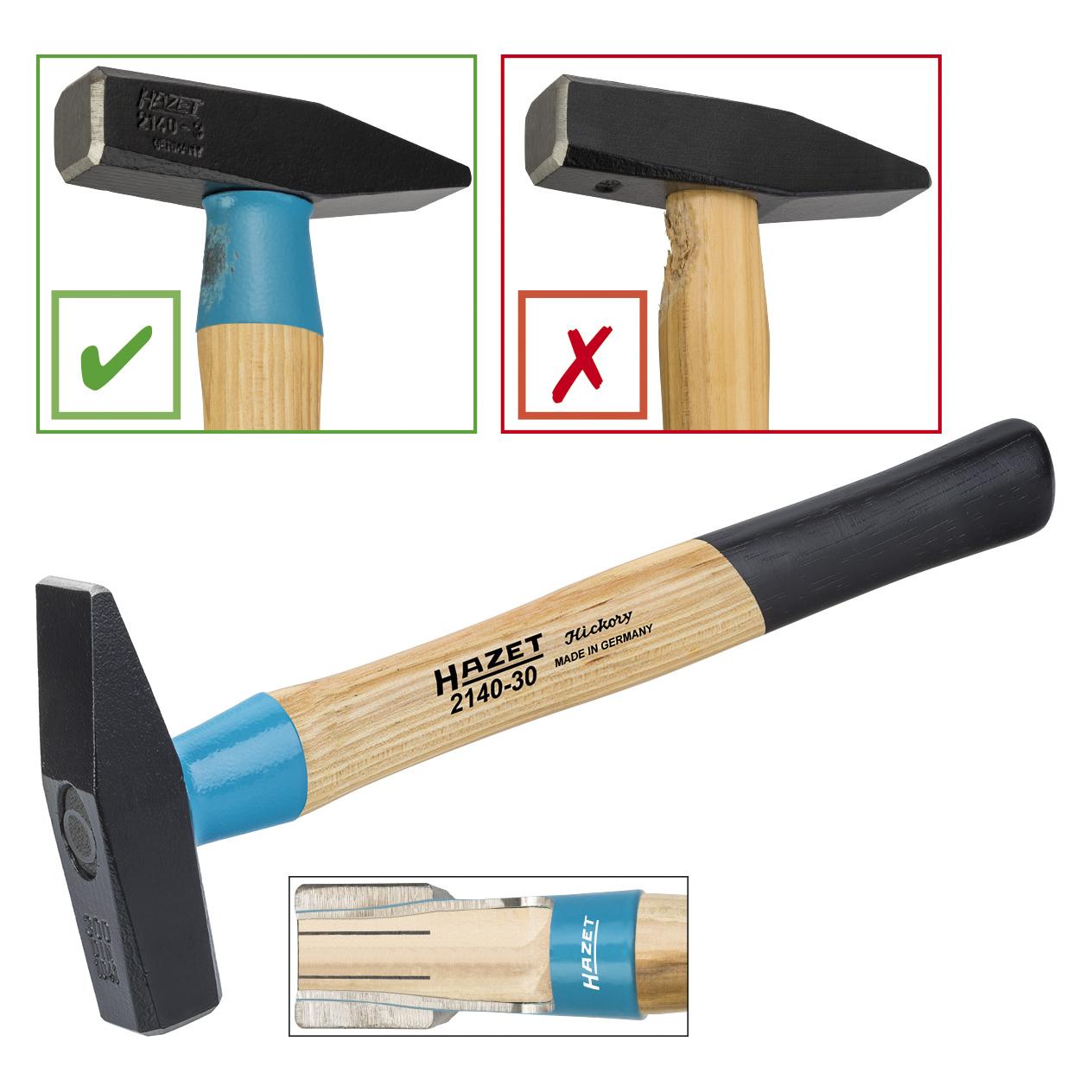 Hazet Schlosserhammer BluGuard 2140-50 (600 g) (2140-50)