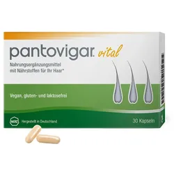 PANTOVIGAR vital Kapseln mit Nährstoffen für Haare 30 St