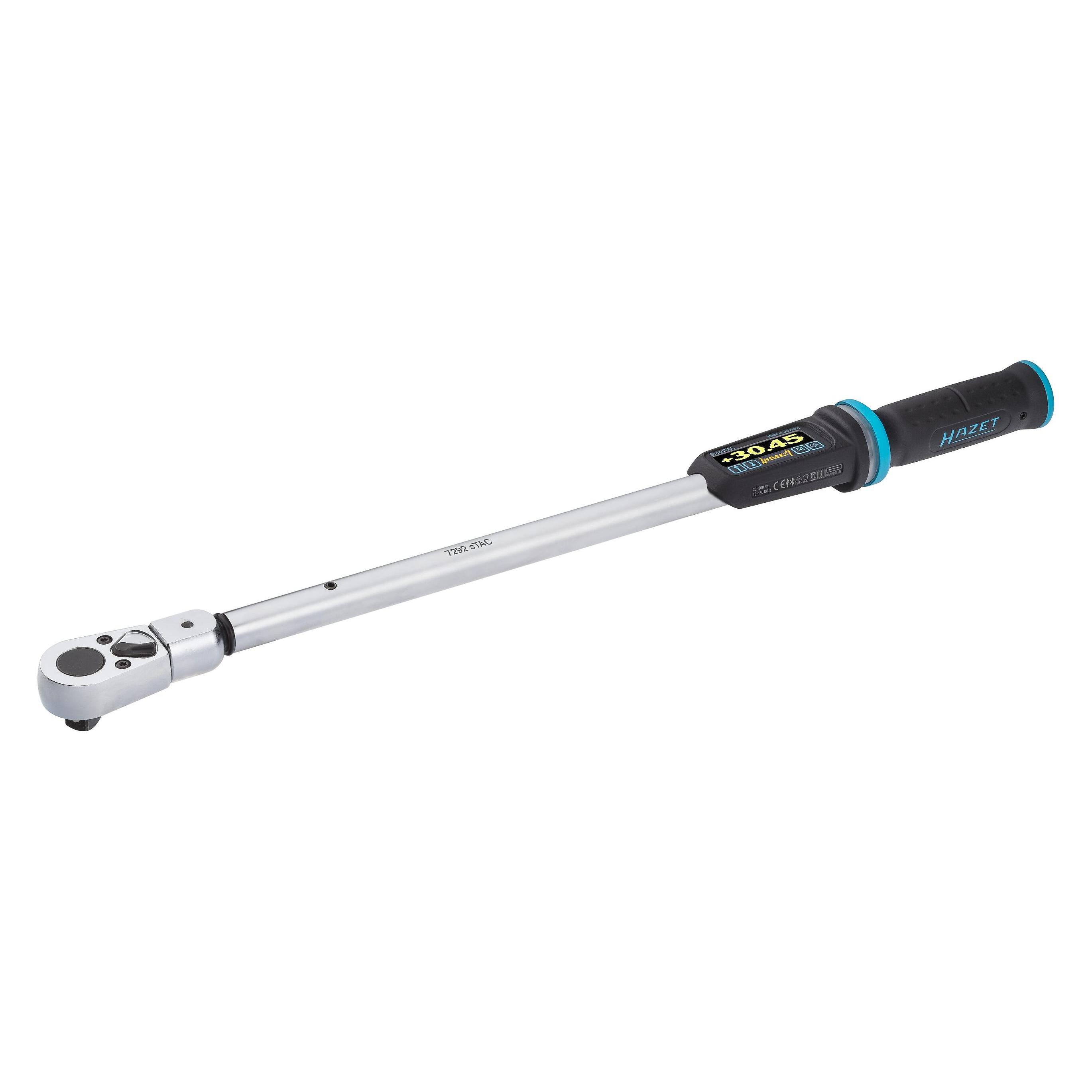 Hazet Elektronischer Drehmoment- / Drehwinkelschlüssel (1/2", 20 - 200 Nm) (7292-2STAC)