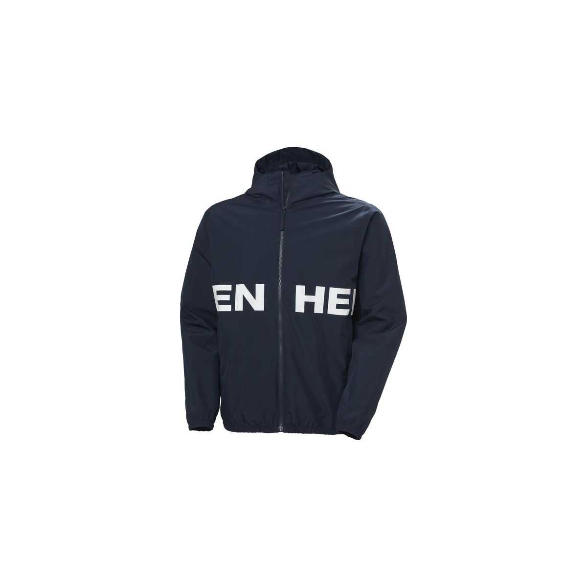 Helly Hansen Core Graphic Rain Jacket navy back graphic (597) XL 54280_597-XL
