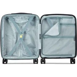 Delsey Meteor 4 Rollen Kabinentrolley 55 cm mit Dehnfalte, Koffer, Grau
