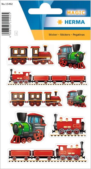 Herma stickers Magic railway foil (1) 10st
