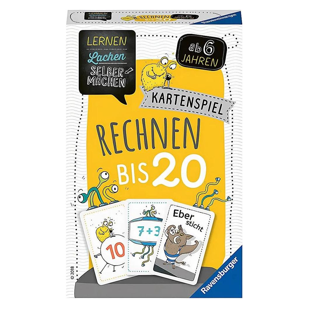 Ravensburger Kartenspiel Rechnen bis 20 (Deutsch) (80349)
