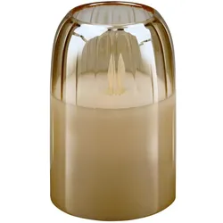 Arti Casa, LED Kerzen, LED Kerze Ø7,5x12,5cm Creme Bewegliche Flamme