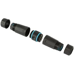 Techly Pro TECHLYPRO 105896 TechlyPro Modular inline coupler RJ45 F/F Cat6 F/UTP outdoor IP68 (F/UTP, CAT6, 0.10 m), Netzwerkkabel
