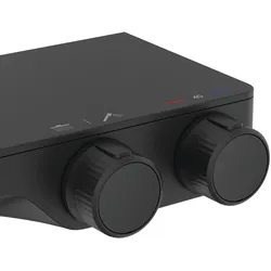 Ideal Standard Ceratherm S200 Duschsystem mit Brausethermostat Aufputz, Silk Black, A7631XG