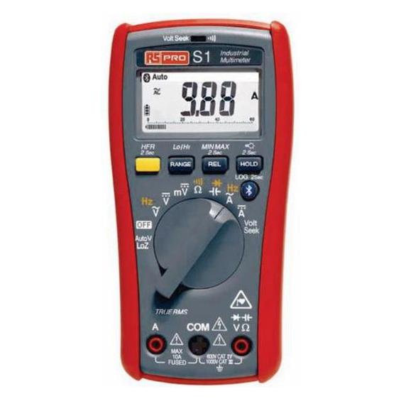 RS PRO Industrial Multimeter (CAT III 1000V, CAT IV 1000V, CAT IV 600V, Hand-Multimeter) (1993846)