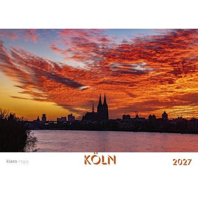 Köln 2027 Bildkalender A4 quer, spiralgebunden
