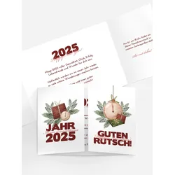 Neujahrskarten selbst gestalten mit Spruch und Fotos im Onlinedesigner bei Meine-Kartenmanufaktur.de