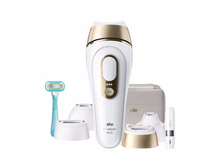Braun Silk-expert Pro IPL PL5412 IPL Gerät – IPL Gerät/IPL Haarentfernung – white / gold
