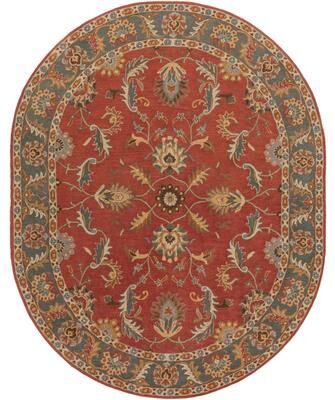 Livabliss Artistic Weavers Coliseum Hand Tufted Traditional Border Wool Area Rug
