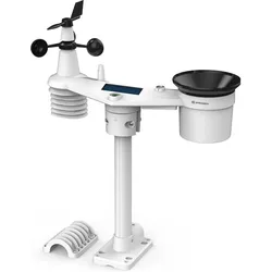 Bresser Weerstation - Buitensensor - kompatibel mit 7003200 - 7 -in -1 - Weiss, Wetterstation Zubehör, Weiss