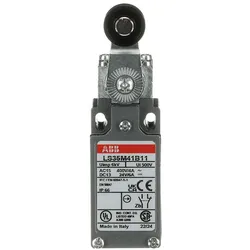 ABB LS35M41B11 Standard-Positionsschalter Metall-Gehäuse IP66 Kunststoff-Rollenschwenkhebel D=18 1SBV013741R1211