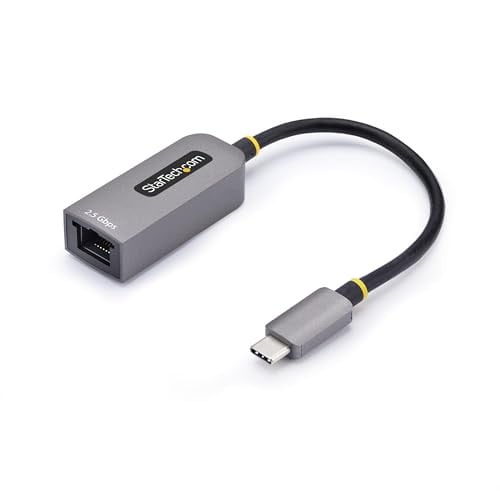 StarTech.com 2.5GbE USB-C naar Ethernet adapter, NBASE-T NIC, Thunderbolt, Ruimtegrijs