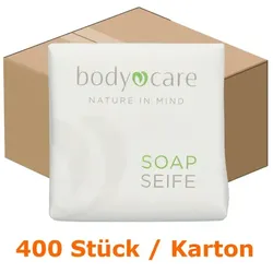 Seife Gästeseife Bodycare 20 g in Papier 400 Stück für Großverbraucher wie Hotels oder Pensionen, Unisex Duft