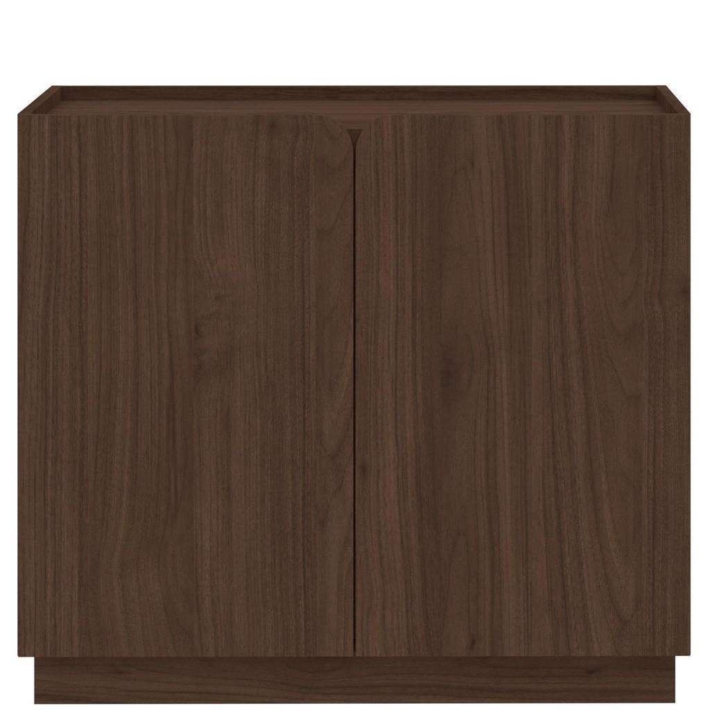 Mid.you Kommode , Walnussfarben , Holzwerkstoff , 90x85.5x40 cm , Kleinmöbel, Kommoden, Kommoden