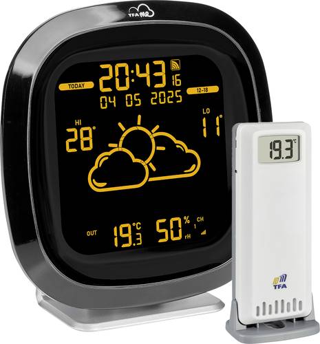 TFA Dostmann TFA.me ID-04 35.8102.01 WLAN-Wetterstation Vorhersage für 4 Tage Anzahl Sensoren max. 5