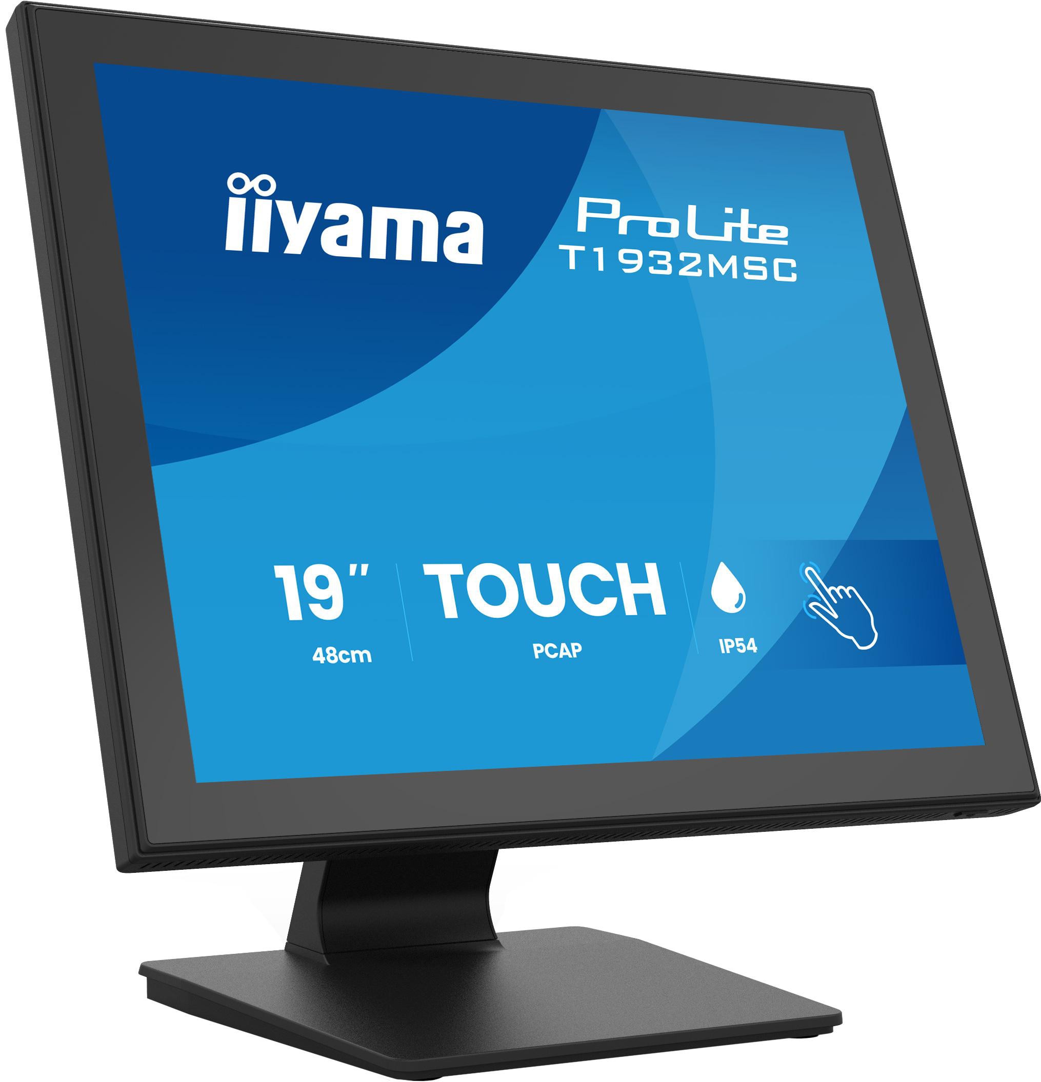 iiyama ProLite T1932MSC-B2S PCAP 16" 5:4 SXGA Touch Monitor VGA/HDMI/DP