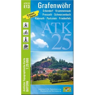 ATK25-E13 Grafenwöhr (Amtliche Topographische Karte 1:25000), Sonstige von , Landesamt für Digitalisierung, Breitband und Vermessung, Bayern,