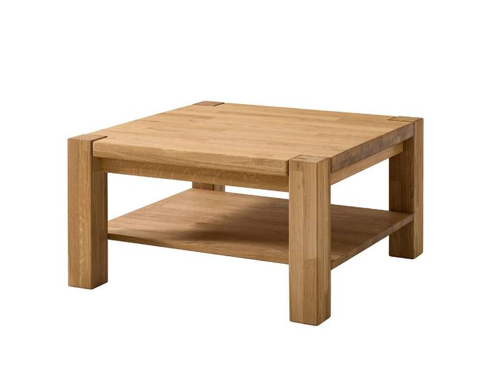 Table basse JanWOOD II 70 x 38 x 70cm Marron/Chêne