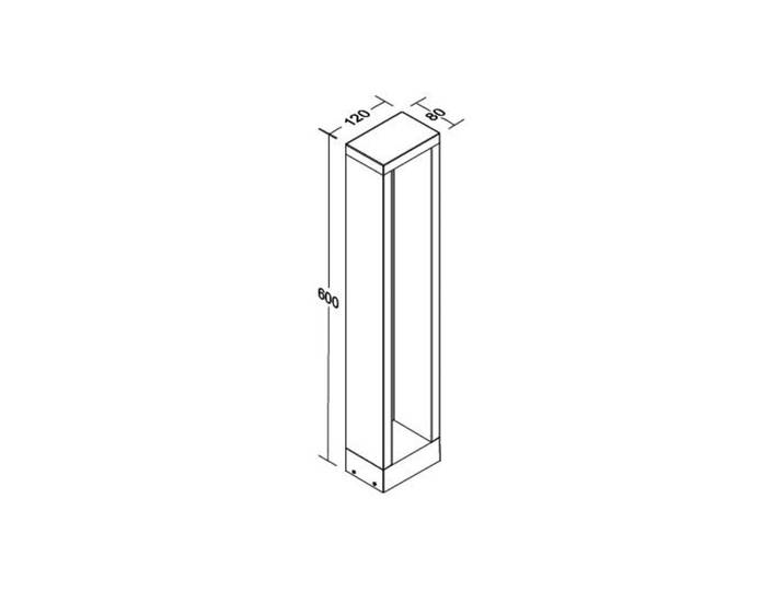 BRUMBERG LED Wegeleuchte Addia, alu / grau / zink, Aluminium, Modern