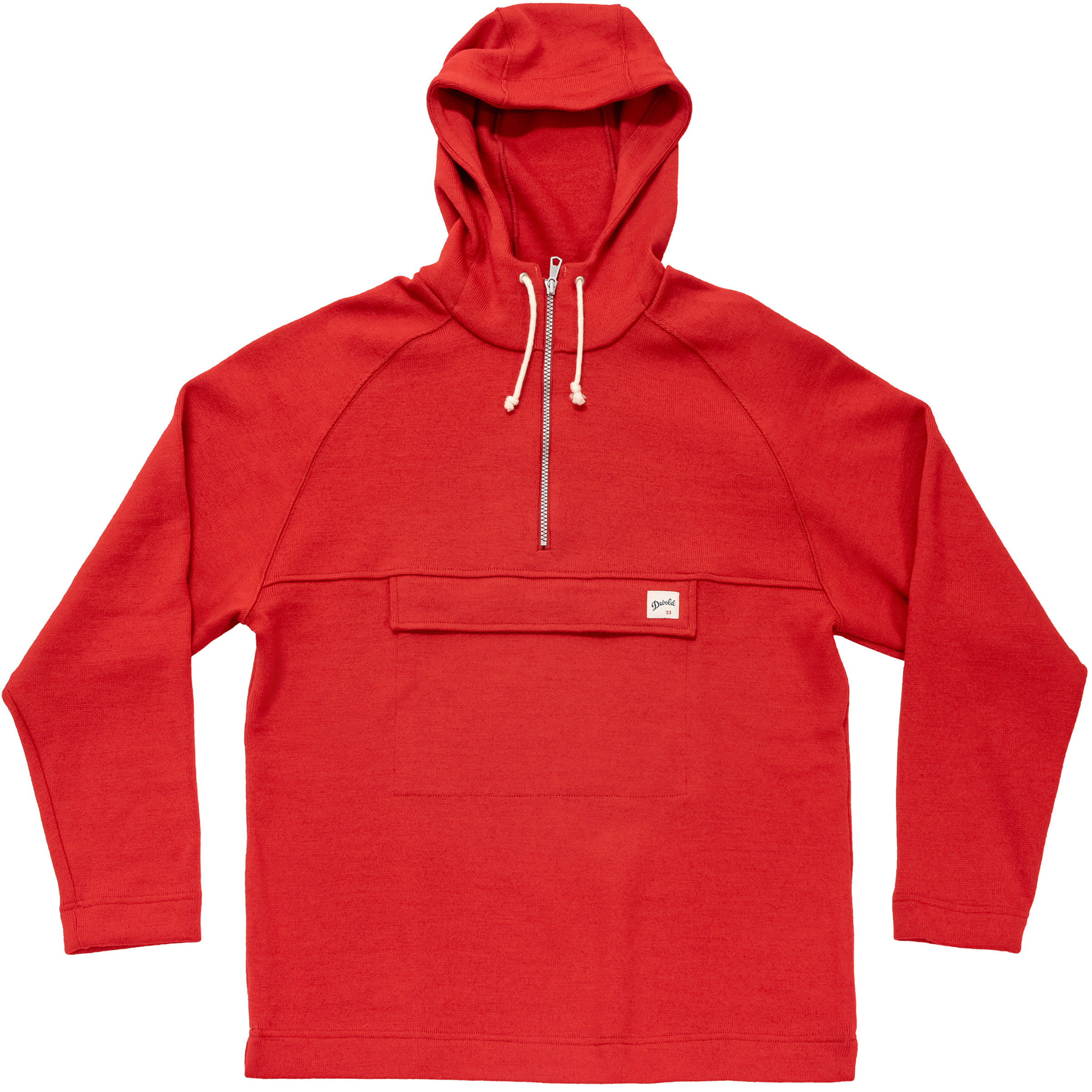 Devold Archive Anorak Freizeitjacke, Parkas rot Größe L Trekking Windabweisend