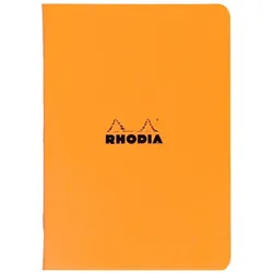 Rhodia 10x Notizheft Rhodia A4 48 Blatt liniert 80g - Orange 119168C