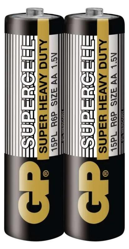 Emos GP Supercell R6/AA Zinko-koolstof batterijen, 1,5V, 2 stuks