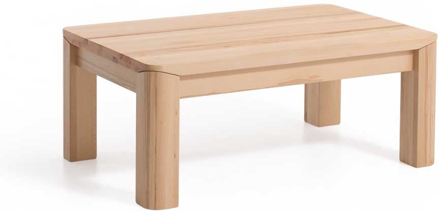 Pharao24.de Sofatisch aus Kernbuche Massivholz 45 cm hoch