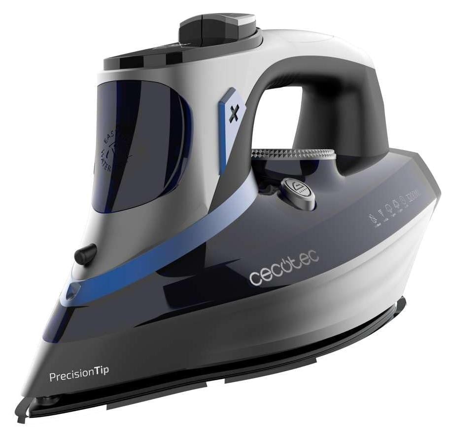 Cecotec IronHero 3200 Smart Absolute strijkijzer met stoom, 3200 W, blauw zwart grijs