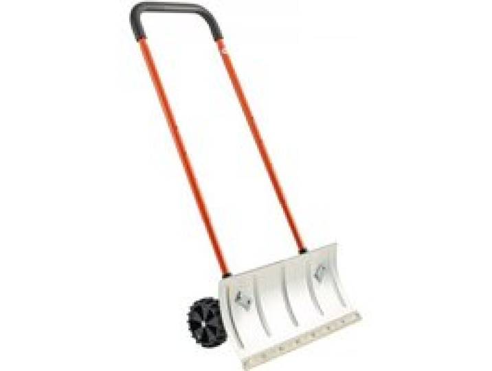 VEVOR Schneeschaufel auf Rädern, 61 cm, Schneeschieber mit bidirektionaler Klinge, 90° verstellbarer Griff, Schneeräumer aus Metall, Schneeräumen, zum Reinigen, für Einfahrten, Gehwege