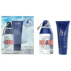 Caribbean Joe, Beauty Geschenkset, Island Musk Gift Set 125ml EDT + 100ml Hair & Body Wash (Körperpflegeset, Parfum Set)