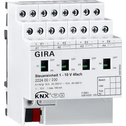 Gira 222400 Steuereinheit 1 - 10 V 4f Hand KNX