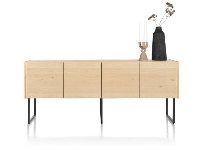 XOOON Carving Sideboard Eichenfurnier/Metallgestell
