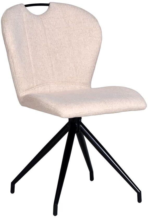 Weber industries Chaise pivotante de salle à manger beige Beige 61x87x50cm