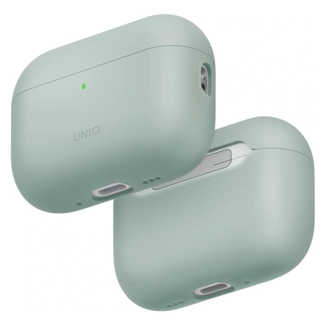 Uniq Case Lino for AirPods Pro 3 gen Silicone green (Kopfhörer Hülle) (UNIQ-AIRPODSPRO3-LINOICEGRN)