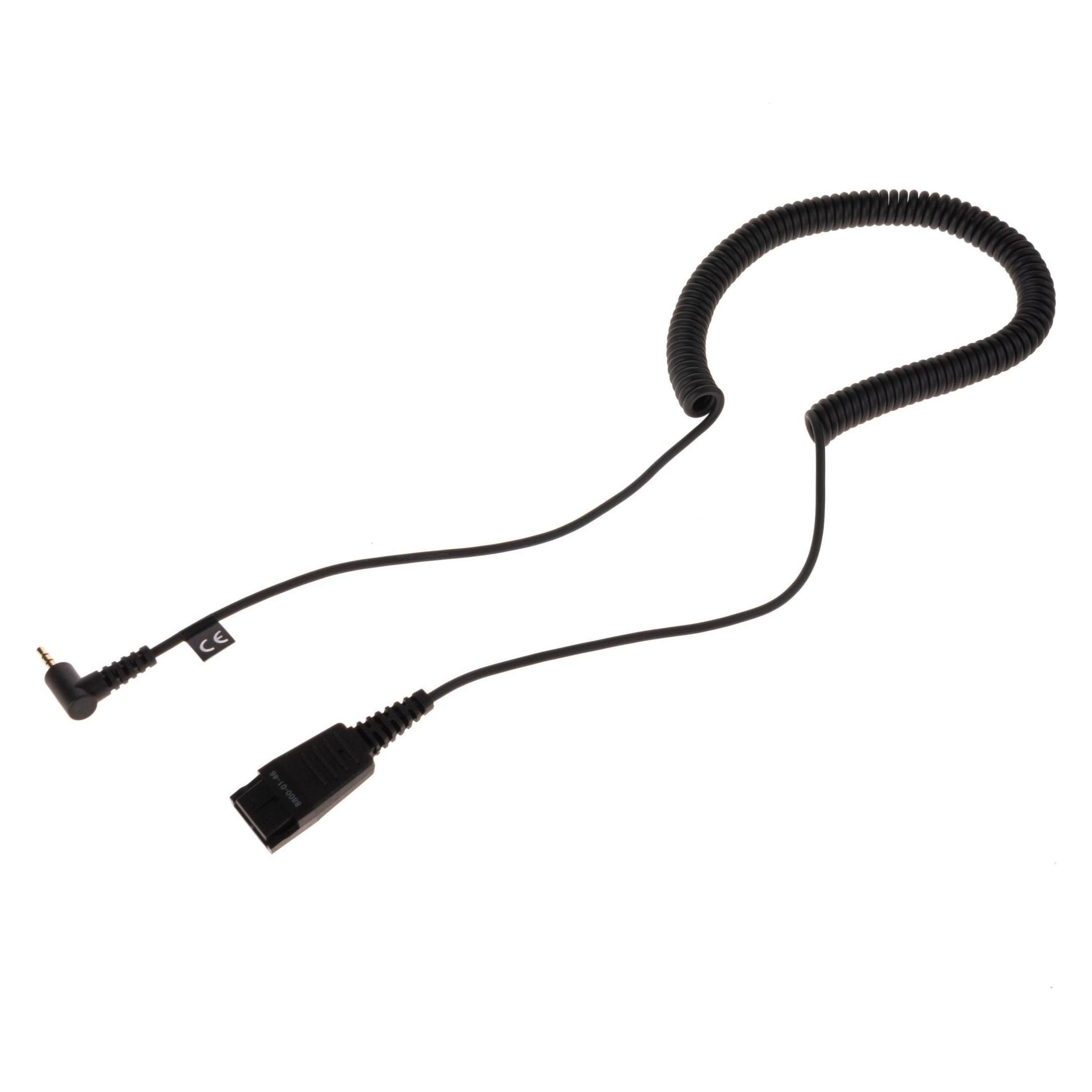Jabra Anschlussspiralkabel, Quick Disconnect auf 2.5mm (8800-00-46S)