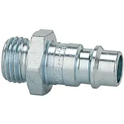 Riegler Nippel für Kupplungen NW 7,2 - 7,8 Stahl gehärtet / verzinkt G 1/4 AG 0 - 35 bar - 107547