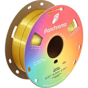 Polymaker Filament Panchroma Silk, PLA, gold, 1,75mm, biobasiert, geruchsarm, glänzend, 1kg Spule
