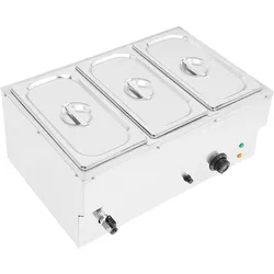 Elektrisches Bain-Marie mit 3 Fächern, 850 W