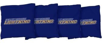 Skip's Garage Lehman Lightning Blue Cornhole Bags